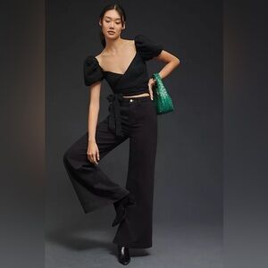 Anthropologie Pilcro Wide Leg High-Rise Jeans